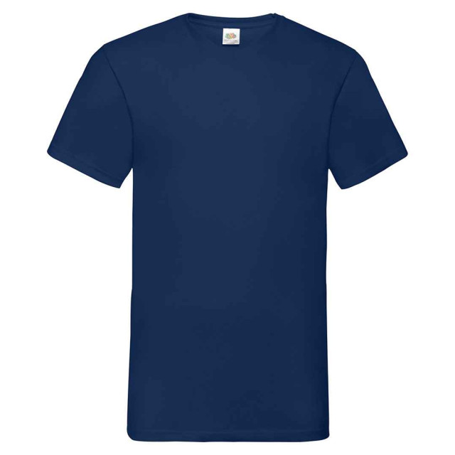 Fruit of the Loom Unisex adult waardevol v hals t-shirt UTLT2574_navy large