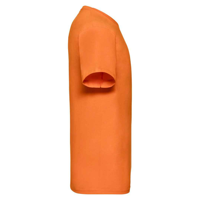Fruit of the Loom Unisex adult waardevol v hals t-shirt UTLT2574_orange large
