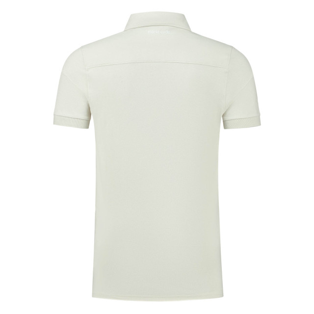 Morse code Alpha 1 pique polo met korte mouwen 099687-001-L large