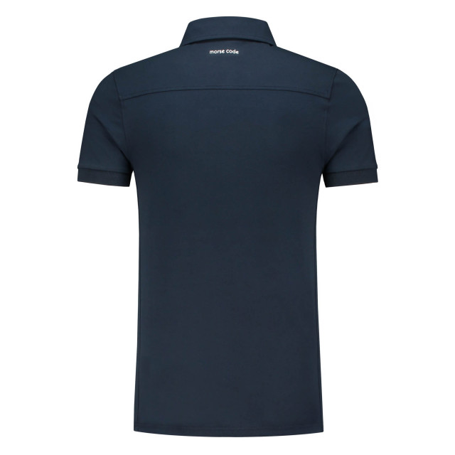 Morse code Alpha 1 jersey polo met korte mouwen 099694-001-M large