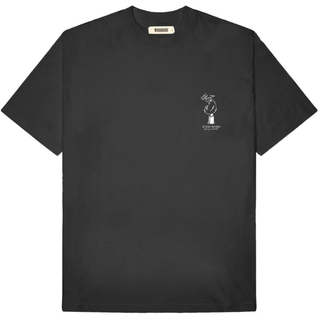 Woodbird Wbbaine relax tee 2616-417 black 2616-417 large
