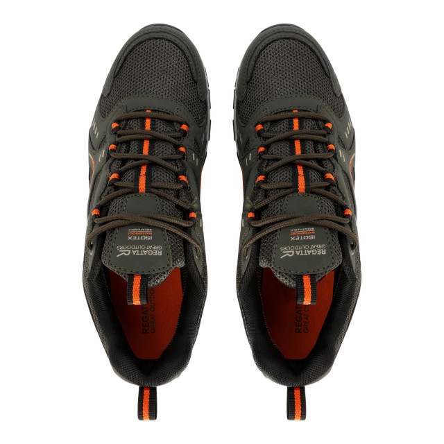 Regatta Heren vendeavour waterdichte wandelschoenen UTRG8564_darkkhakiblazeorange large