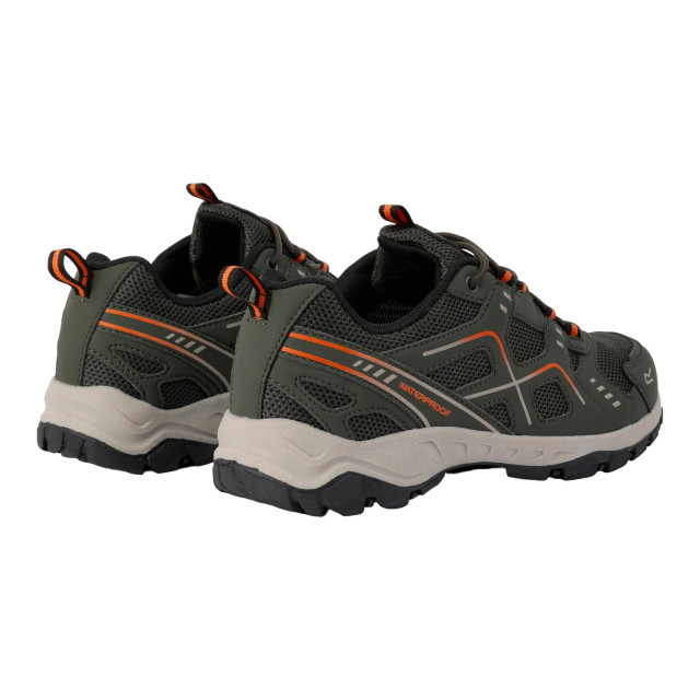 Regatta Heren vendeavour waterdichte wandelschoenen UTRG8564_darkkhakiblazeorange large