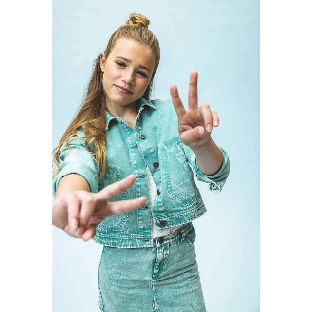 Looxs Revolution Denim jasje voor meisjes in de kleur 2511-5212-314 large
