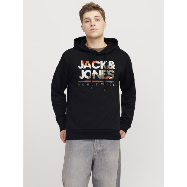 Jack & Jones Luke sweat hood 12277619-BLK-XL large