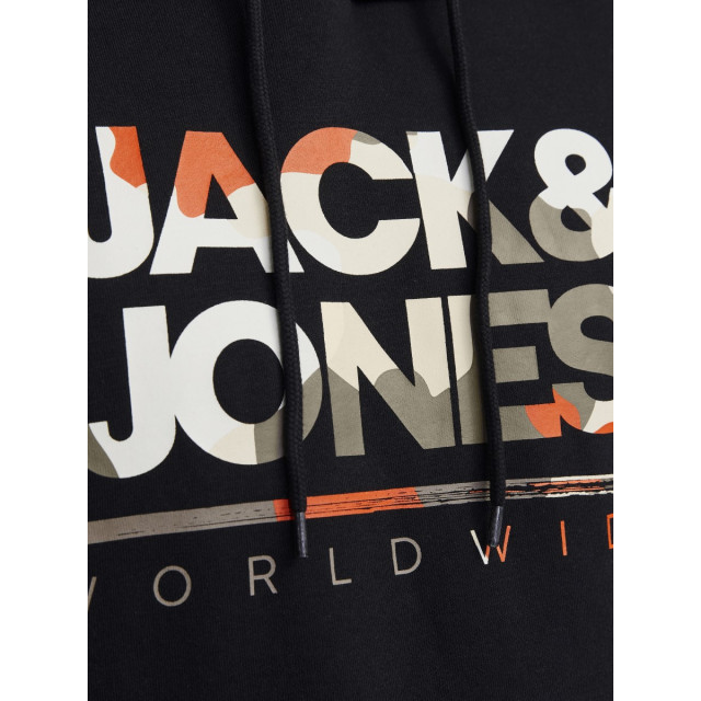 Jack & Jones Luke sweat hood 12277619-BLK-XL large