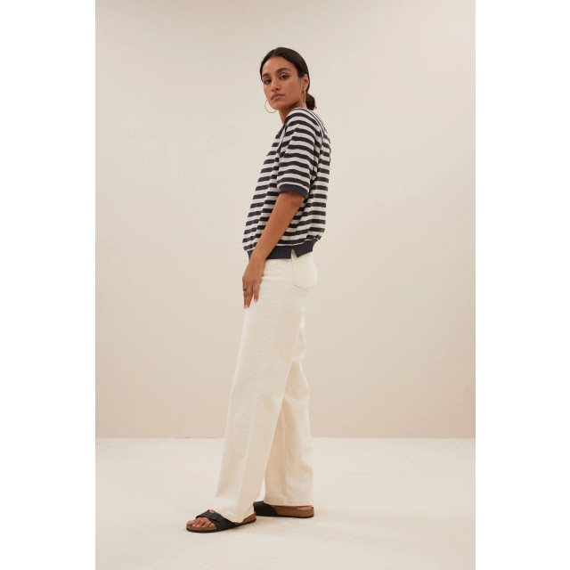 By-Bar Amsterdam 101012 neva slub stripe top 101012 Neva slub stripe  top large