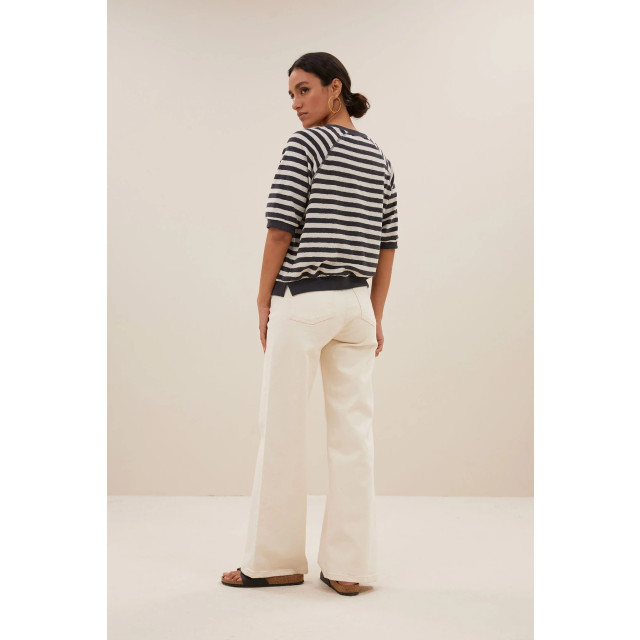 By-Bar Amsterdam 101012 neva slub stripe top 101012 Neva slub stripe  top large