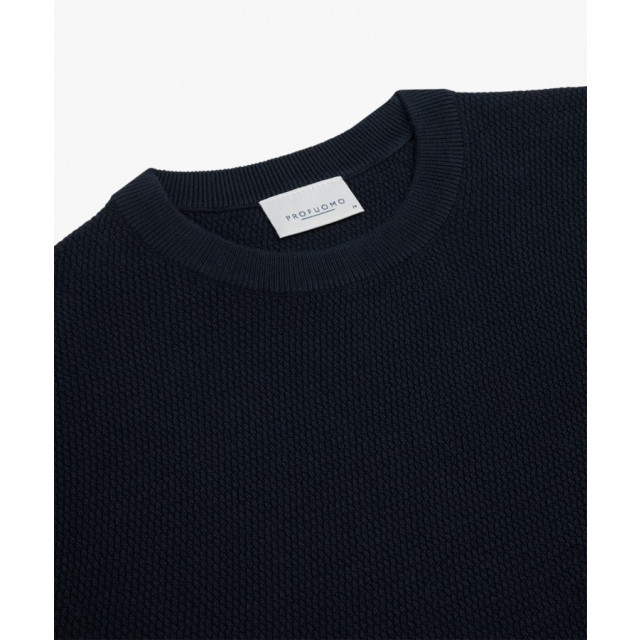 Profuomo Pp2j00007c p crew neck navy trui profu P/PP2J00007C large