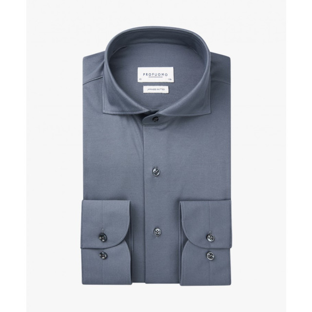 Profuomo Ppwh10001d 4 overhemd   x-cutaway  denim blue profu 4/PPWH10001D large