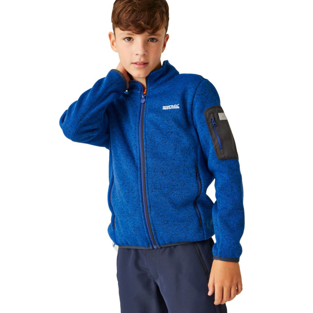 Regatta Kinder/kinder newhill fleece jas UTRG8902_oxfordbluenewroyal large