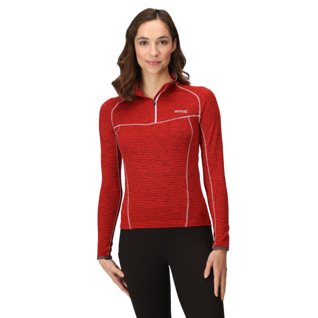 Regatta Vrouwen/dames yonder fleece top UTRG4434_rumbared large