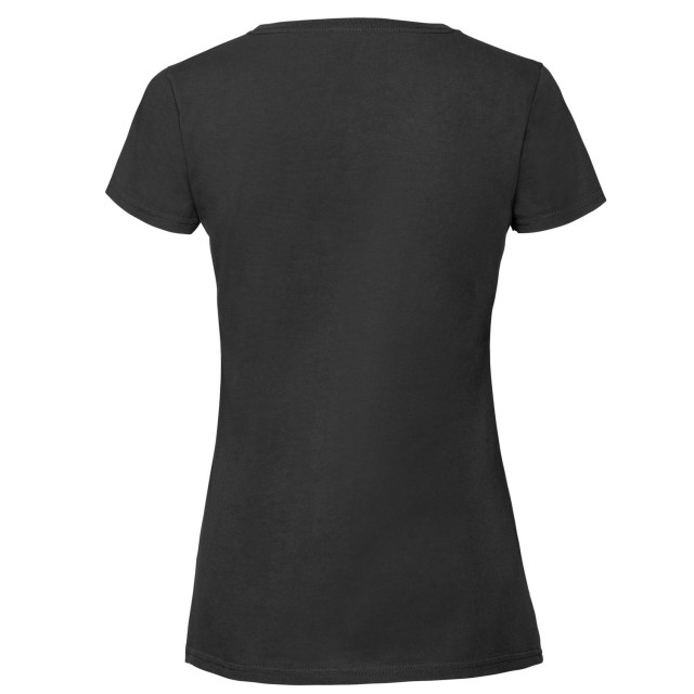 Fruit of the Loom Dames iconic 190 t-shirt UTLT6250_black large