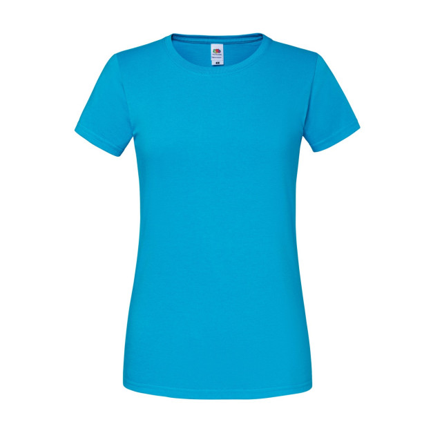 Fruit of the Loom Dames iconic 190 t-shirt UTLT6250_azureblue large