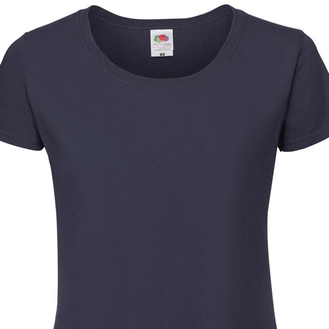 Fruit of the Loom Dames iconic 190 t-shirt UTLT6250_deepnavy large