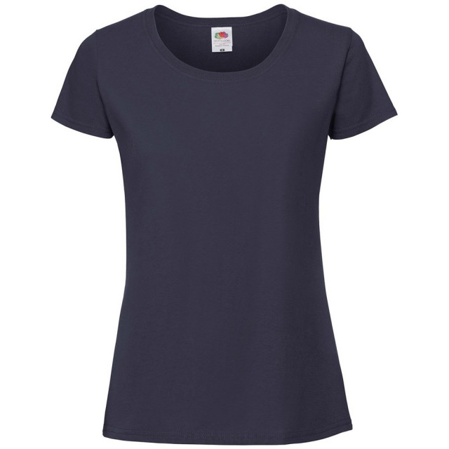 Fruit of the Loom Dames iconic 190 t-shirt UTLT6250_deepnavy large