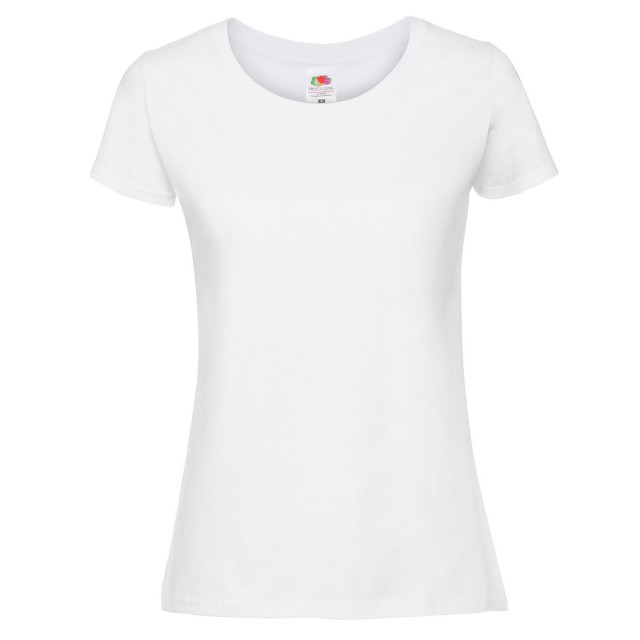 Fruit of the Loom Dames iconic 190 t-shirt UTLT6250_white large