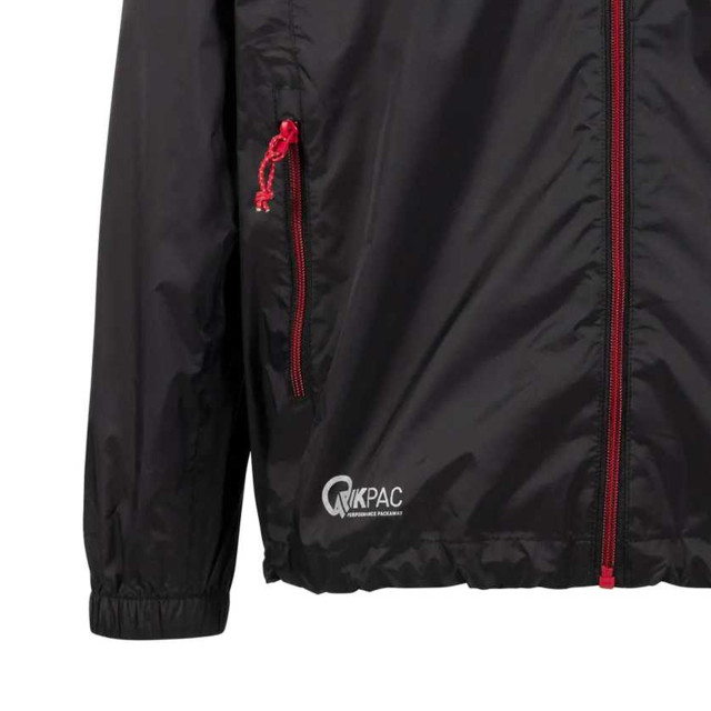 Trespass Unisex qikpac x opbergbare jas UTTP4773_blackred large