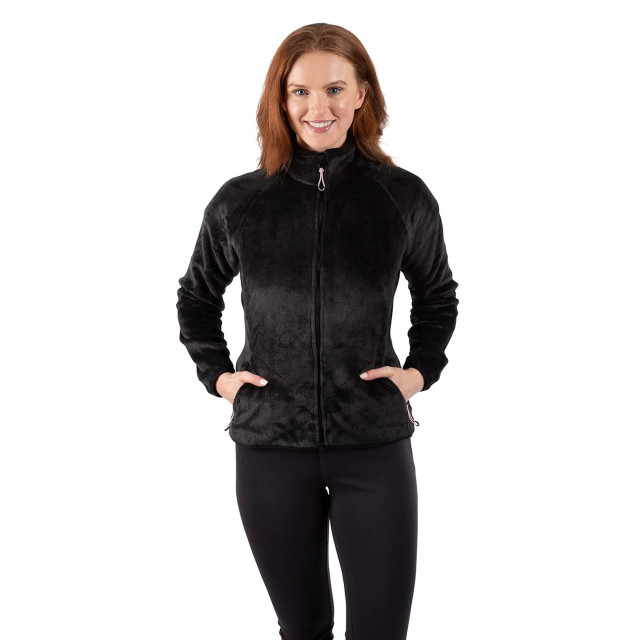 Trespass Dames telltale winter fleece jas UTTP5267_black large