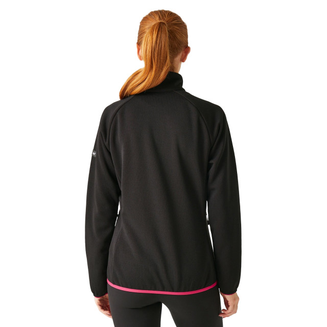 Regatta Dames ravenhill full zip fleece top UTRG9742_blackpinkpotion large