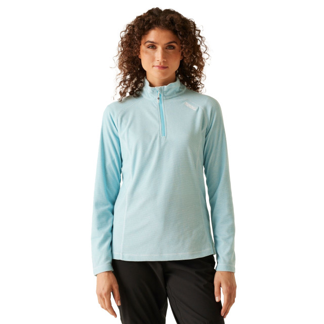 Regatta Geweldige outdoor dames montes half zip fleece top UTRG1953_seahaze large