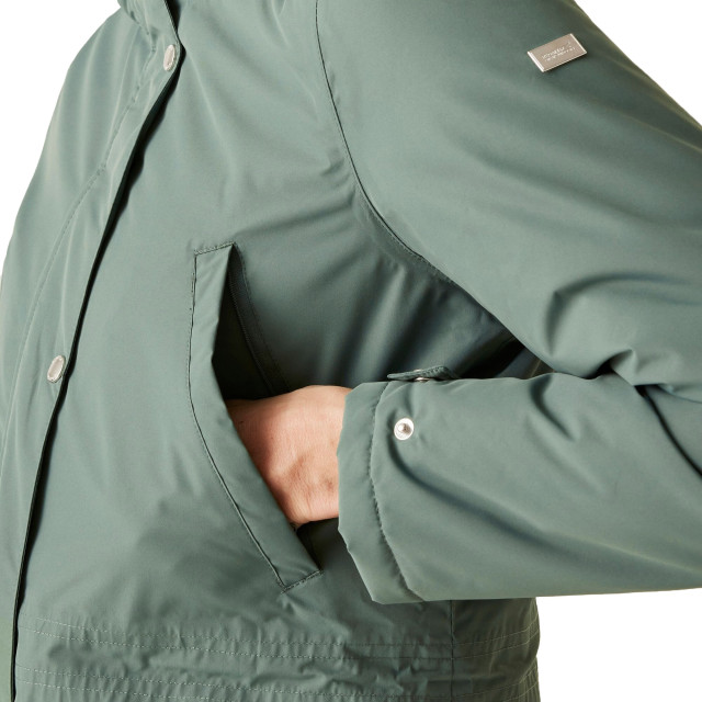 Regatta Dames voltera verwarmd waterdicht jasje UTRG6143_darkforestgreen large