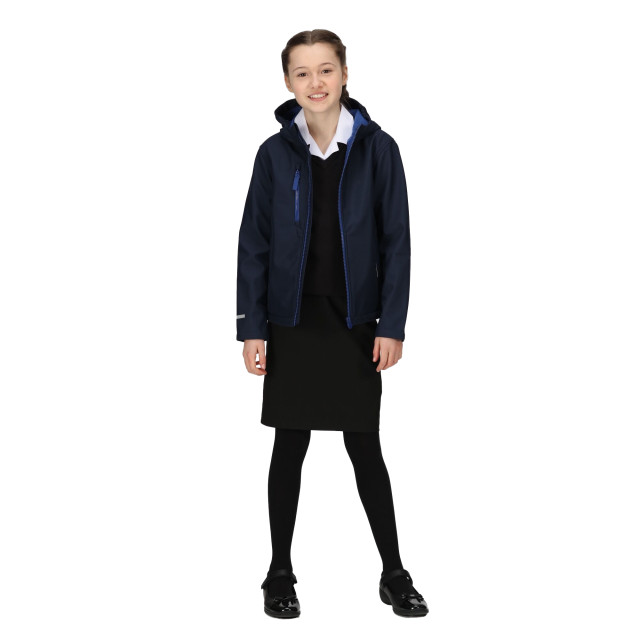 Regatta Kinder/kids a 3 layer soft shell jas UTRG9349_navynewroyal large