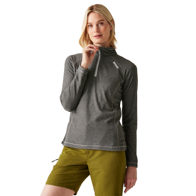 Regatta Geweldige outdoor dames montes half zip fleece top UTRG1953_darklightsteel large