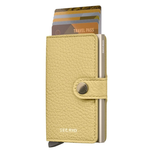 Secrid Miniwallet pebble butter yellow Mpe-butter yellow large