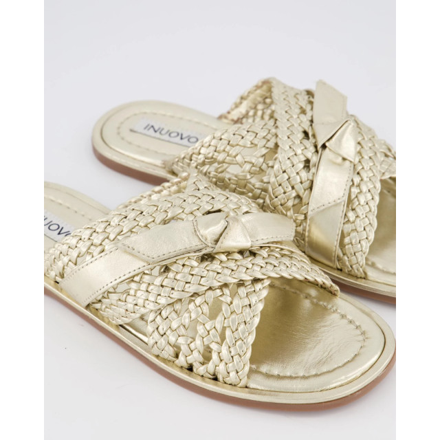 Gibaldi Dames braided slipper /goud 965017-Gold large