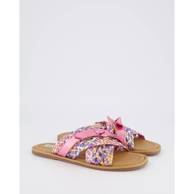 Gibaldi Dames braided slipper 965017-Metallic Pink large