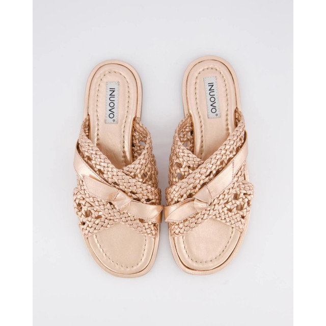 Gibaldi Dames braided slipper goud 965017-Rose Gold large