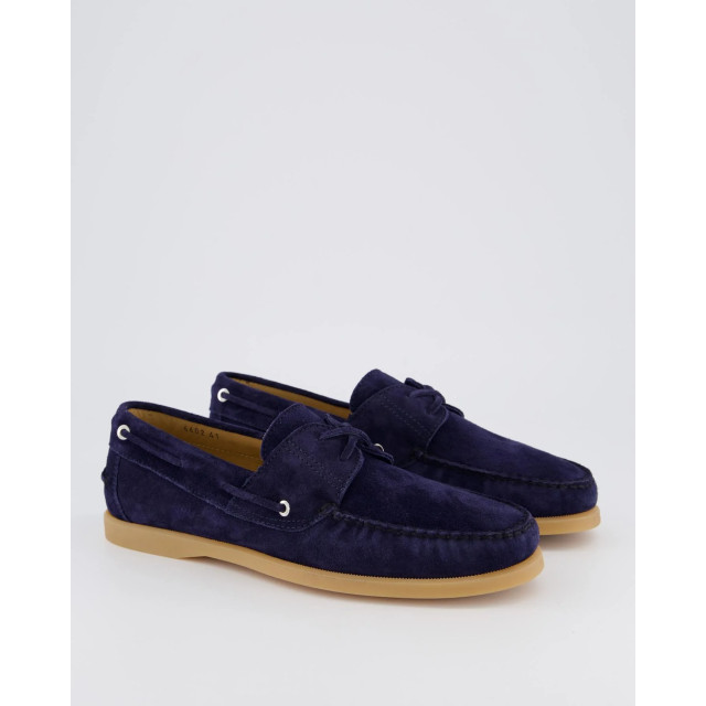 Gibaldi Heren suede boatshoe 614-navy large