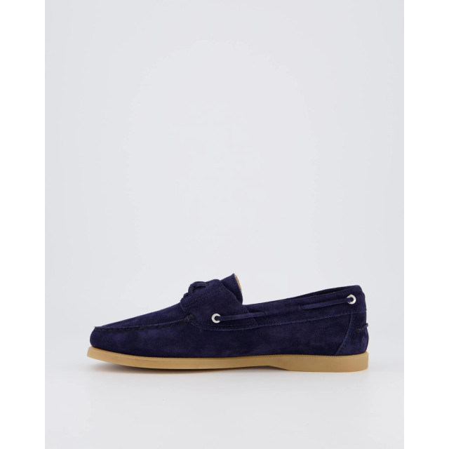 Gibaldi Heren suede boatshoe 614-navy large