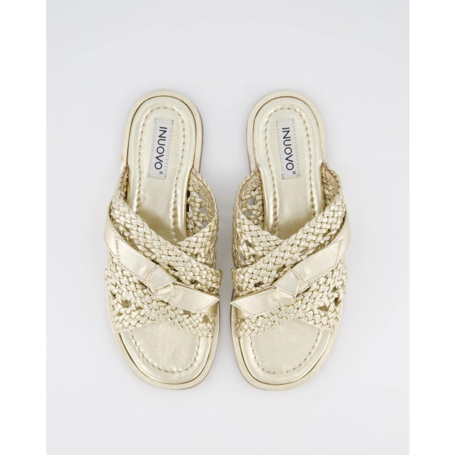 Gibaldi Dames braided slipper /goud 965017-Gold large