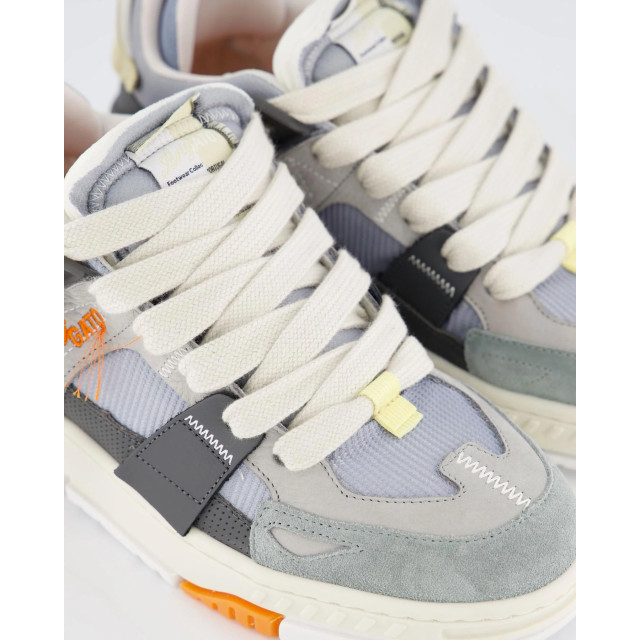 Axel Arigato Heren area patchwork sneaker F2761003-DK GREY/LT YELLOW large