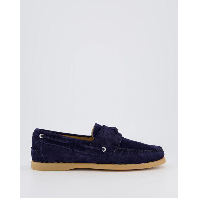Gibaldi Heren suede boatshoe 614-navy large