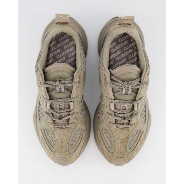 Axel Arigato Heren satellite runner F2735003-Dk Beige/Dk Beige large