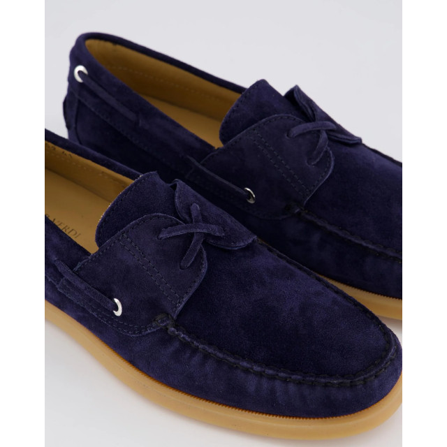 Gibaldi Heren suede boatshoe 614-navy large