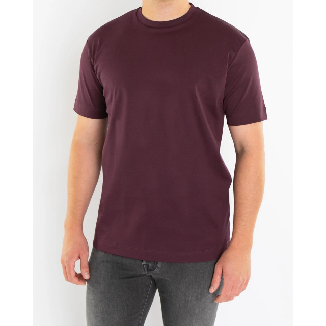 Valenza Heren interlock supima t-shirt rood 1001-18 large