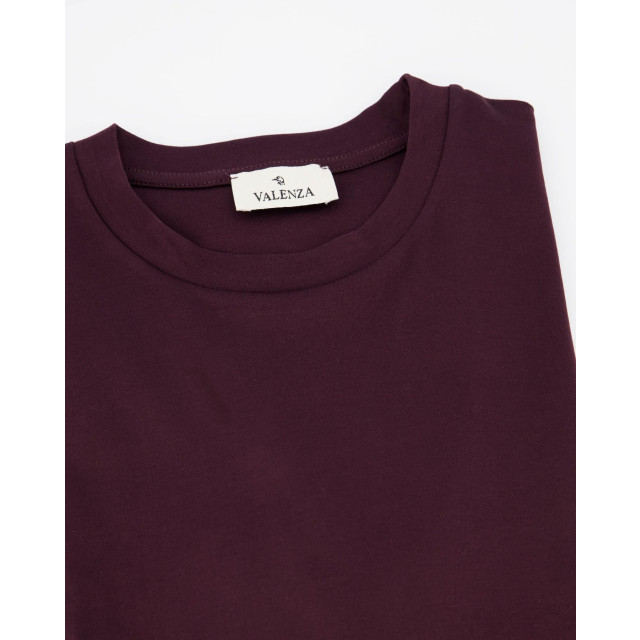 Valenza Heren interlock supima t-shirt rood 1001-18 large