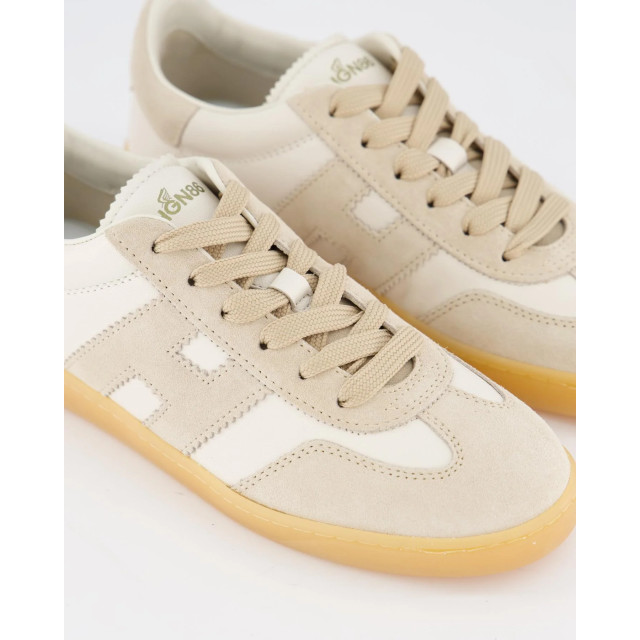 Hogan Dames cool sneaker /beige HXW6470FB60N1M-0CAS large