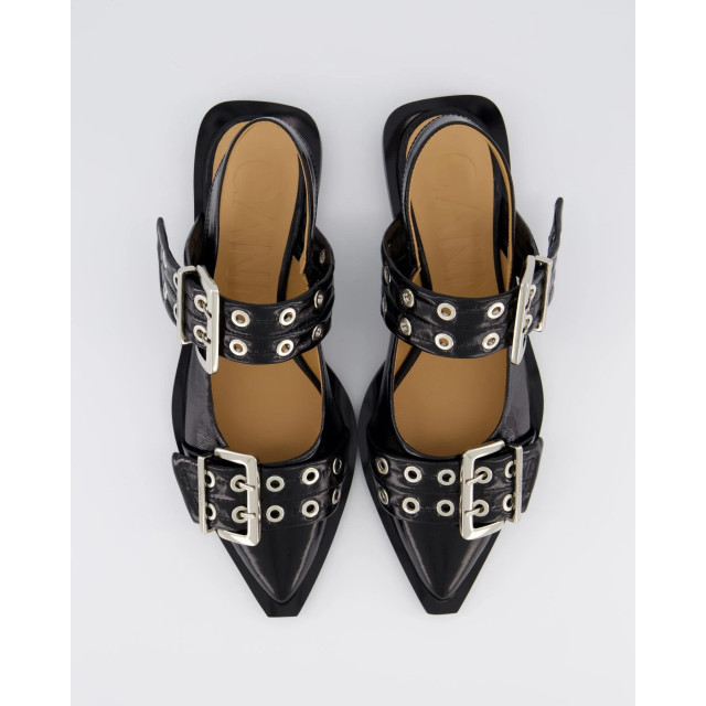 Ganni Dames chunky buckle ballerina S2730-99 large