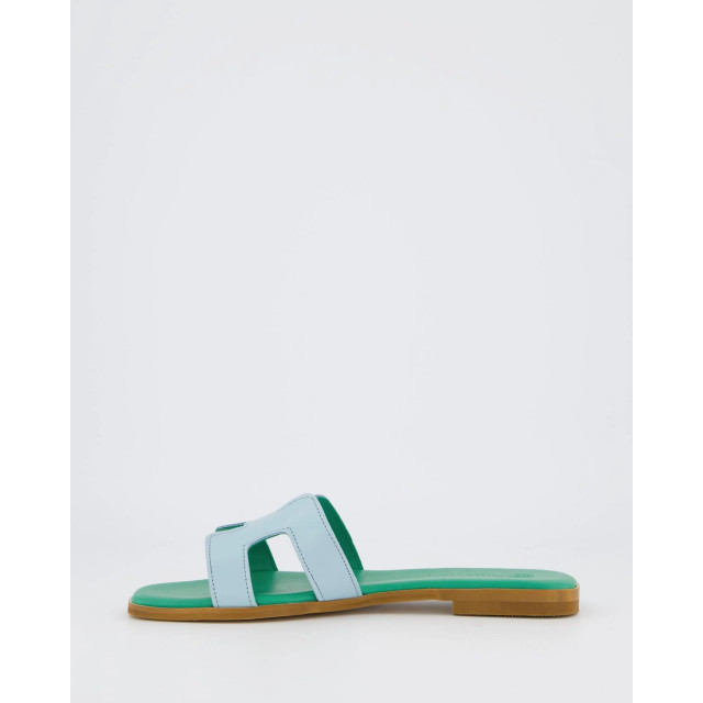 Gibaldi Dames joy slipper /groen JOY-Blue/Green large