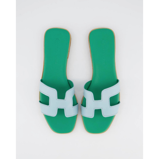 Gibaldi Dames joy slipper /groen JOY-Blue/Green large