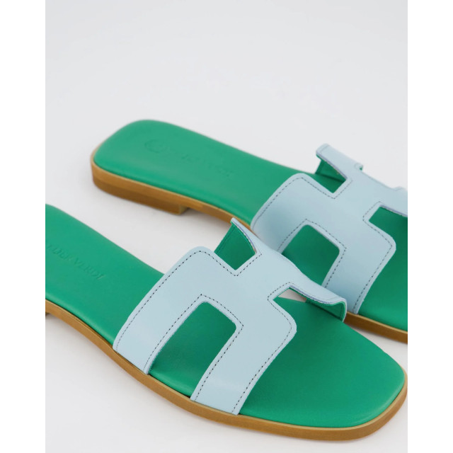 Gibaldi Dames joy slipper /groen JOY-Blue/Green large