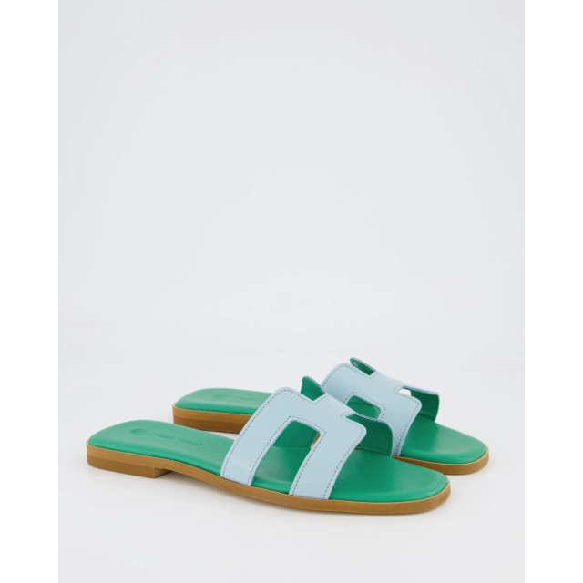 Gibaldi Dames joy slipper /groen JOY-Blue/Green large