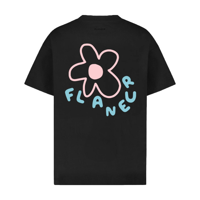 Flaneur Homme Heren blossom t-shirt /roze F15024-Black large