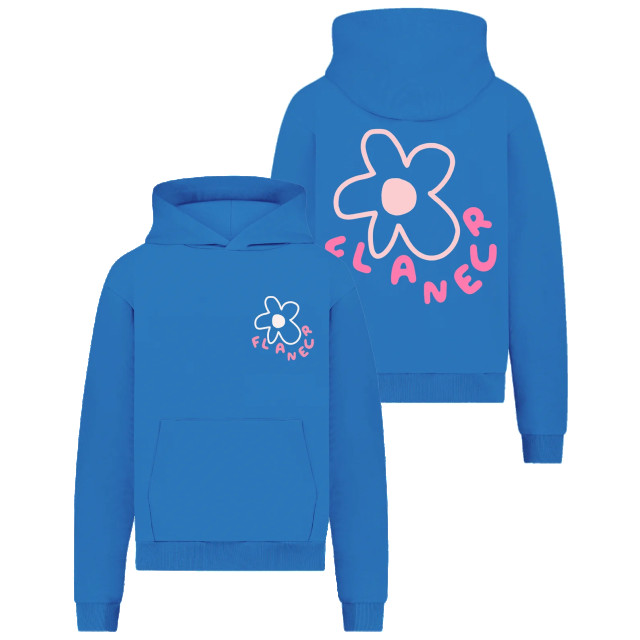 Flaneur Homme Heren blossom hoodie F15106-Blue large
