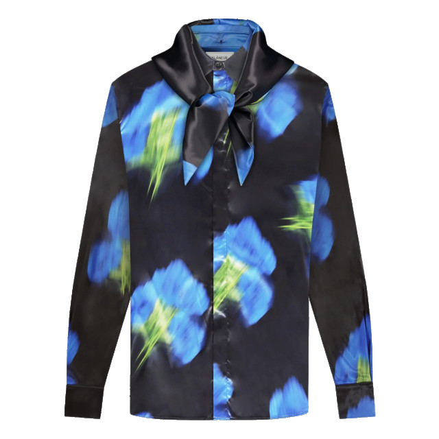 Flaneur Homme Heren blurred flower shirt F15015-Black large